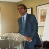 Shanker Sreekumar CEO of Green World Group giving a speech
